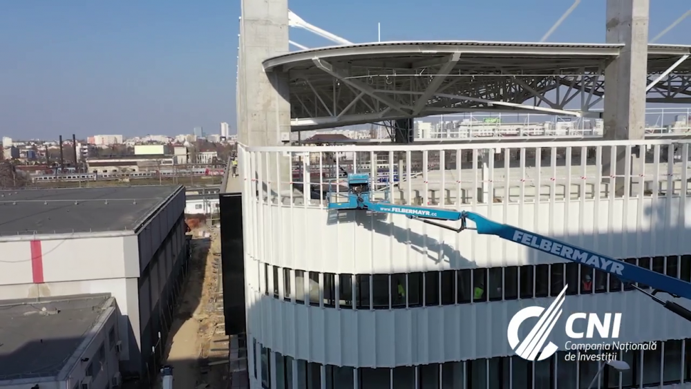 Imagini de senzatie cu noul stadion Rapid! S-au montat primele parti din nocturna, urmeaza gazonul. Cum arata azi arena si ce nume e cel mai probabil sa poarte_12