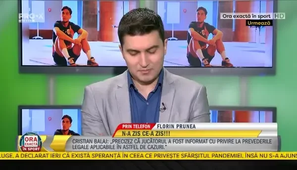 Florin Prunea sare in apararea lui Sovre! "A fost un gest nobil!" Ce spune despre situatia de la Dinamo si arbitrajul lui Barsan
