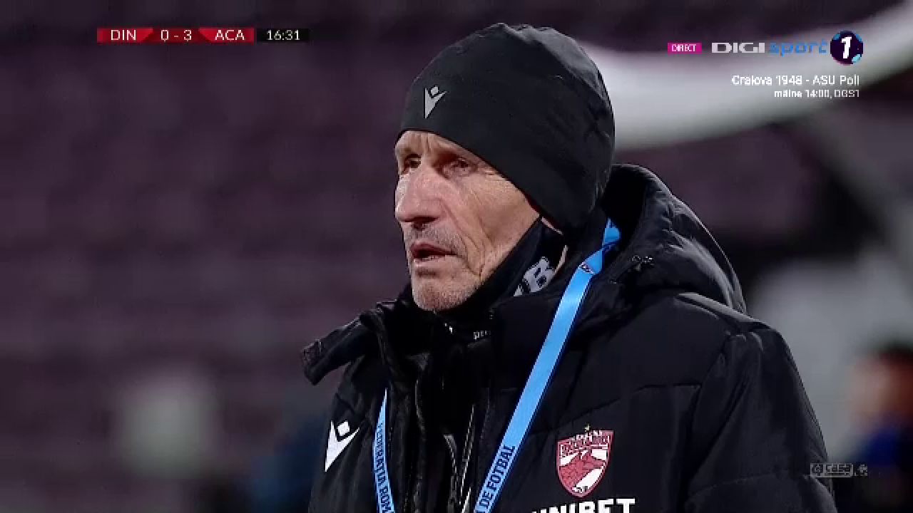 Reactia fabuloasa a lui Gigi Multescu dupa golul mondial primit direct din corner de la Moulin! Ce a facut antrenorul lui Dinamo la marginea terenului_9