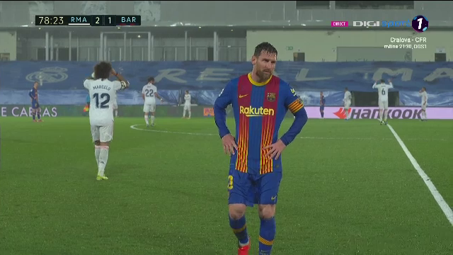 Imagini incredibile cu Messi la Madrid! A inceput sa tremure pe teren dupa potopul din repriza a doua! Ce s-a intamplat