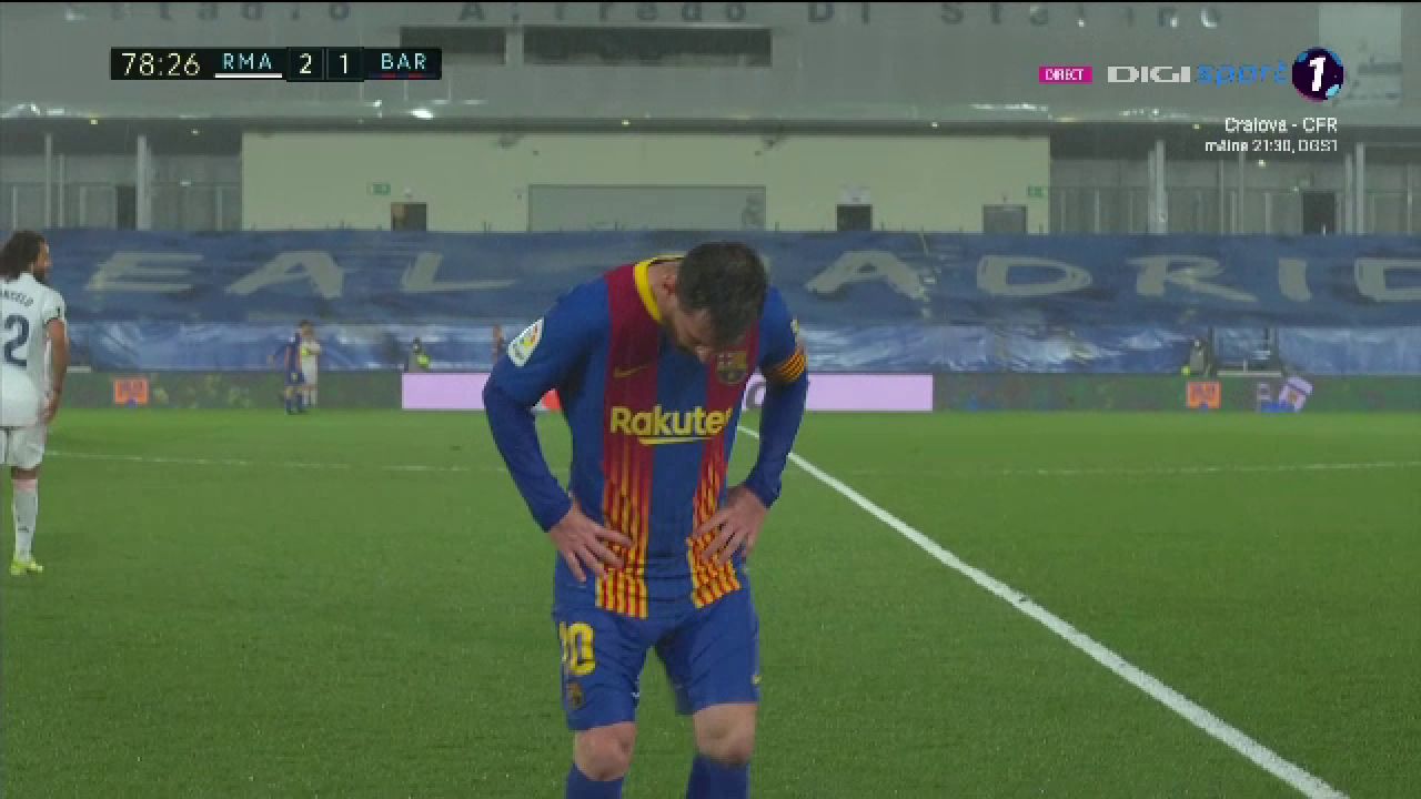 Imagini incredibile cu Messi la Madrid! A inceput sa tremure pe teren dupa potopul din repriza a doua! Ce s-a intamplat_3