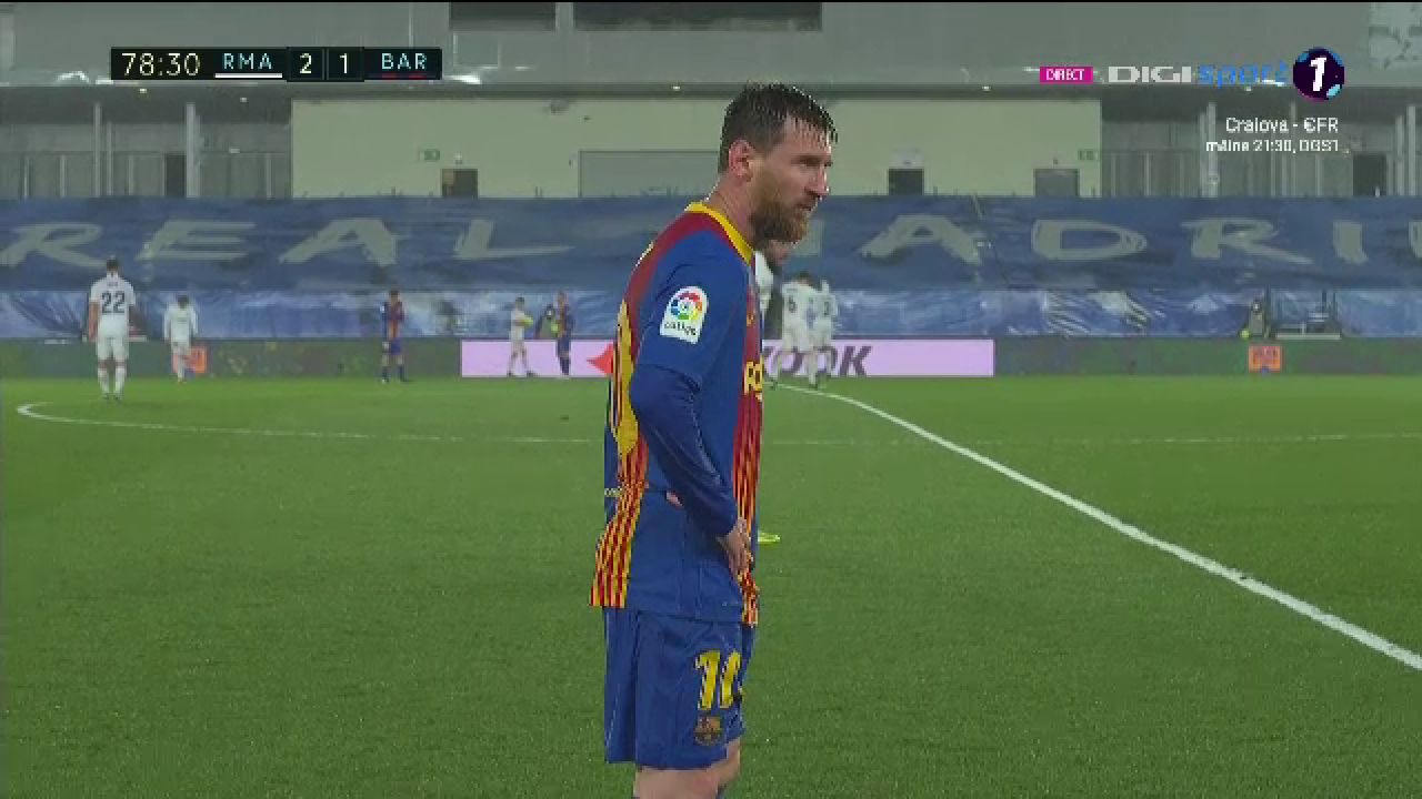 Imagini incredibile cu Messi la Madrid! A inceput sa tremure pe teren dupa potopul din repriza a doua! Ce s-a intamplat_5