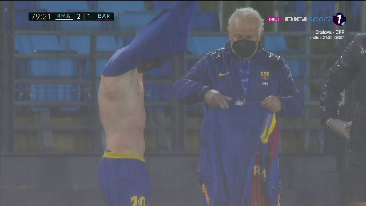Imagini incredibile cu Messi la Madrid! A inceput sa tremure pe teren dupa potopul din repriza a doua! Ce s-a intamplat_11