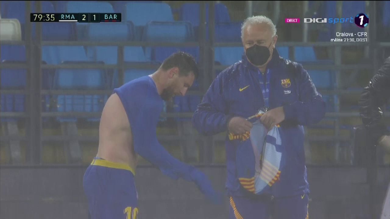 Imagini incredibile cu Messi la Madrid! A inceput sa tremure pe teren dupa potopul din repriza a doua! Ce s-a intamplat_18