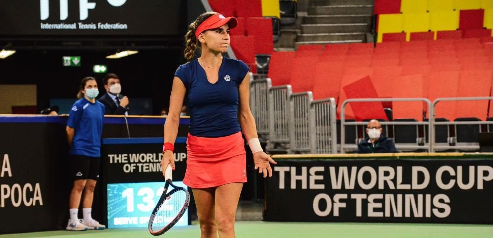 Romania vs. Italia 0-2, Mihaela Buzarnescu - Martina Trevisan 2-6, 6-2, 6-7 | 