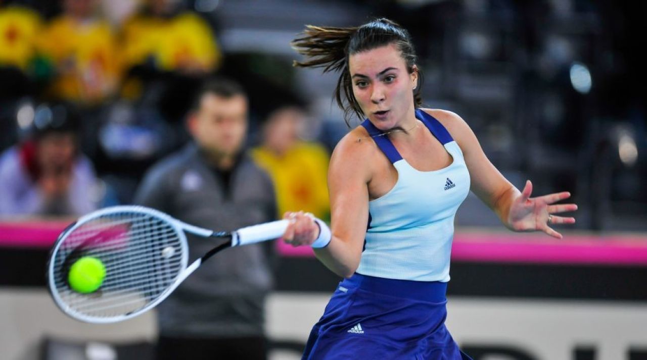 Romania - Italia 1-3, Mihaela Buzarnescu - Elisabetta Cocciaretto 5-7, 6-7: Italia elimina Romania si se mentine in Grupa I Mondiala_2