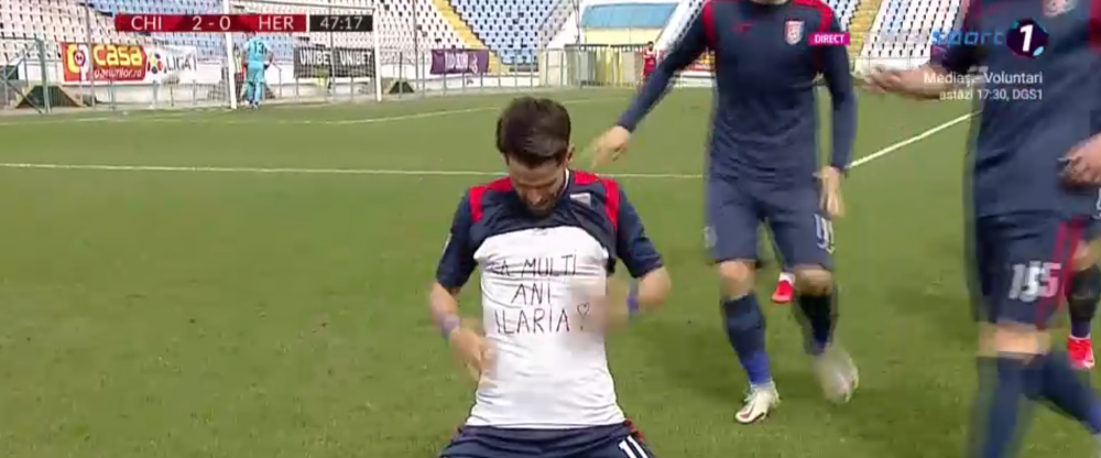 Daniel Florea s-a transformat in Messi si a reusit un gol de senzatie dupa o cursa de la mijlocul terenului! A driblat doi adversari si a trims o racheta sub bara!_4
