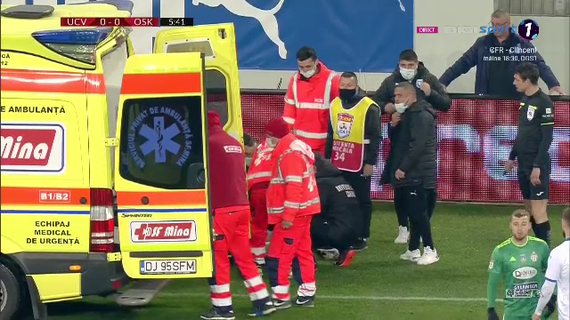 Baiaram, in lacrimi dupa accidentarea horror suferita! A fost scos cu ambulanta de pe teren! Imagini cu puternic impact emotional _19