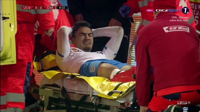 Baiaram, in lacrimi dupa accidentarea horror suferita! A fost scos cu ambulanta de pe teren! Imagini cu puternic impact emotional _38