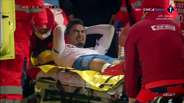 Baiaram, in lacrimi dupa accidentarea horror suferita! A fost scos cu ambulanta de pe teren! Imagini cu puternic impact emotional _39