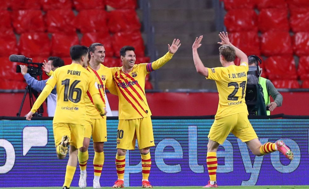 Messi zambeste din nou la Barcelona! :) Victorie categorica a catalanilor in finala Cupei Spaniei! Aici ai ce s-a intamplat in Bilbao 0-4 Barcelona