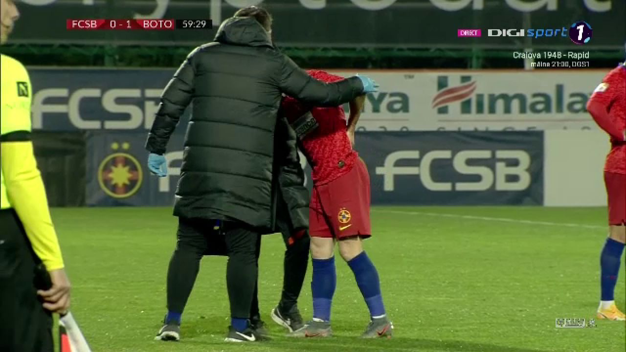 Se anunta probleme si mai mari pentru FCSB?! Morutan s-a accidentat si a fost schimbat de urgenta in meciul cu Botosani_12