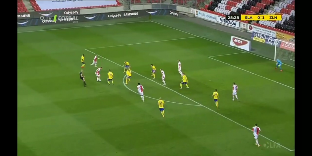 Nu se mai opreste: GOOOL Stanciu! Romanul a fost din nou decisiv pentru Slavia. Cum a marcat