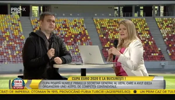 Trofeul Euro 2020 a ajuns in mainile lui Belodedici