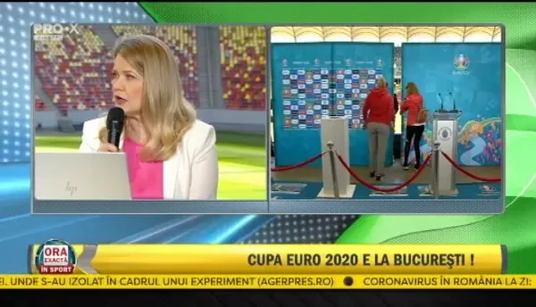 Trofeul Euro 2020 a ajuns la Arena Nationala.