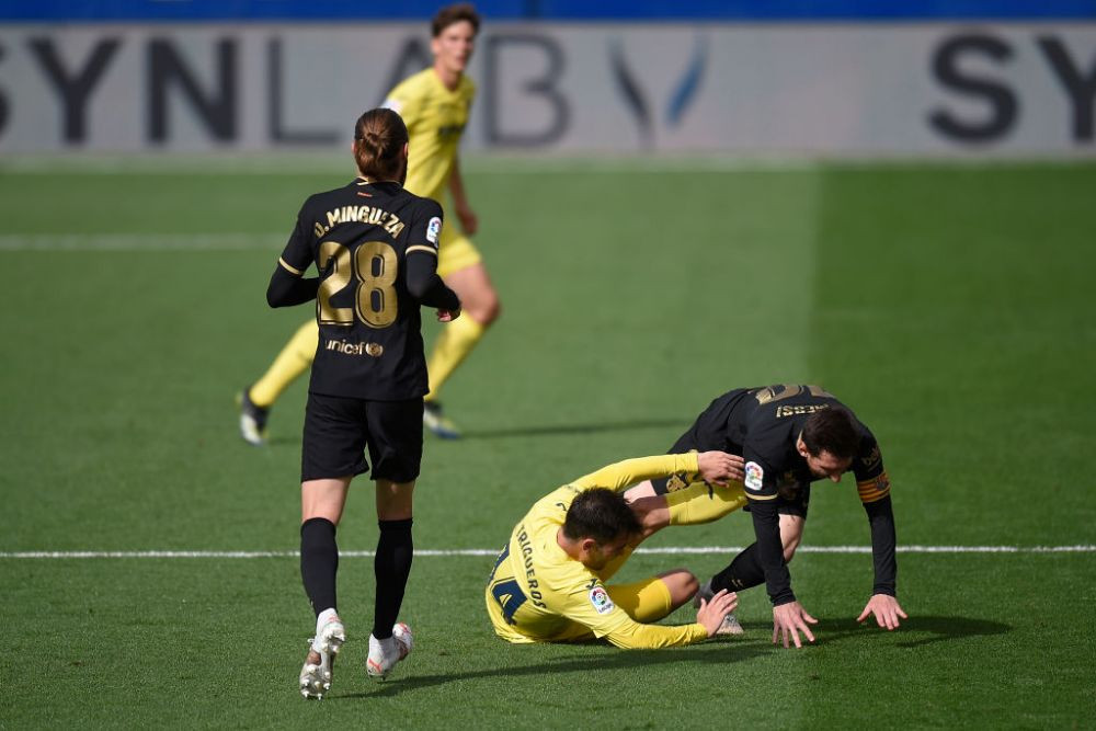 Soc pentru fanii Barcelonei! Messi, pus la pamant dupa o intrare criminala cu talpa pe tibie! Ce s-a intamplat dupa incident_3