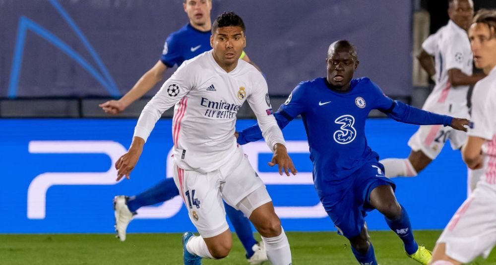 Joaca pentru doi! El este jucatorul care a facut senzatie in Real Madrid - Chelsea! Cifre incredibile pentru Kante