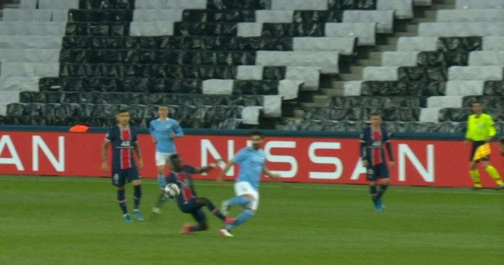 Atac socant in Champions League! PSG a ramas in 10, Gundogan a inceput sa planga pe teren. Atentie, imagini horror