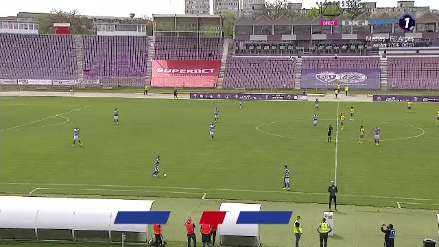 Protest al jucatorilor de la Dunarea Calarasi la meciul cu ASU Poli Timisoara! Ce s-a intamplat imediat dupa fluierul de start _5