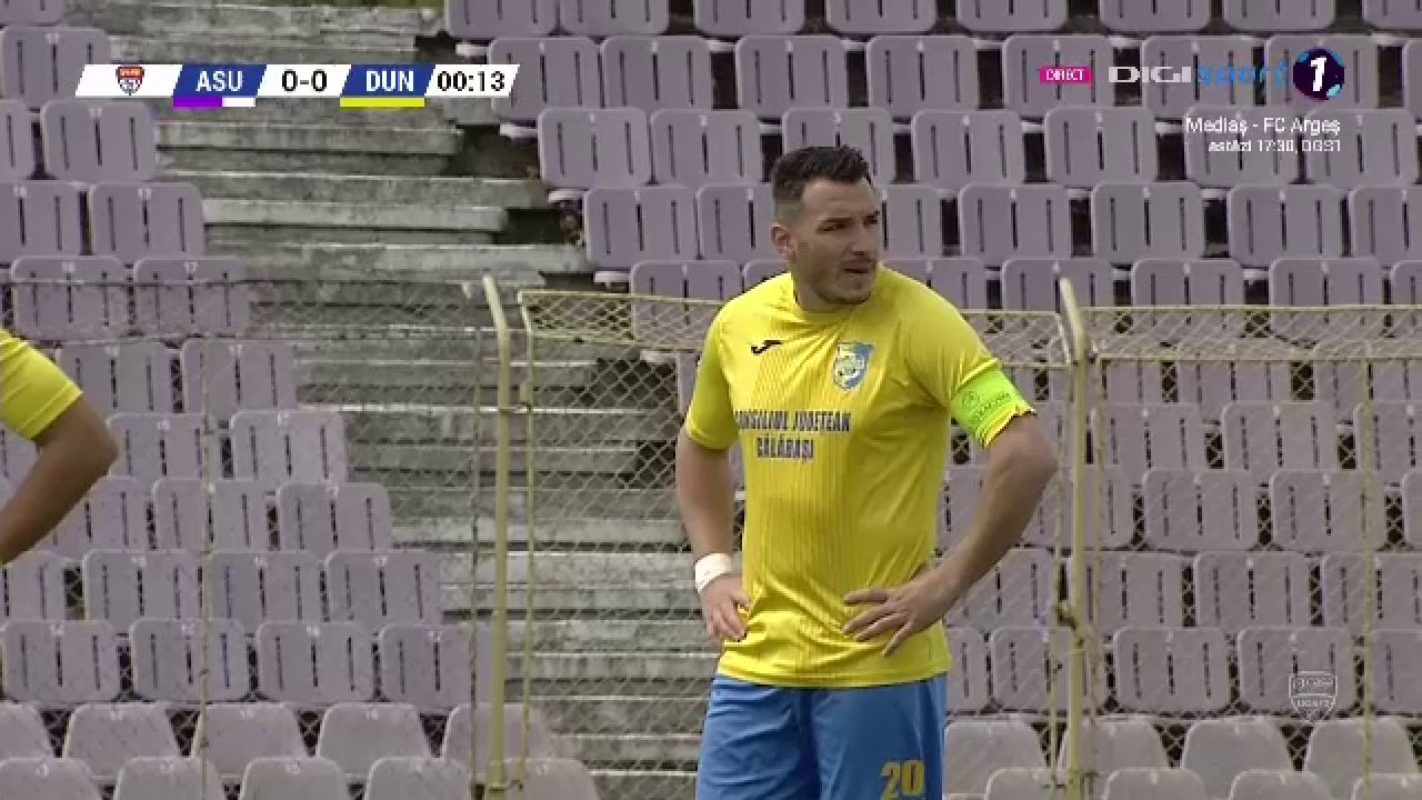 Protest al jucatorilor de la Dunarea Calarasi la meciul cu ASU Poli Timisoara! Ce s-a intamplat imediat dupa fluierul de start _11