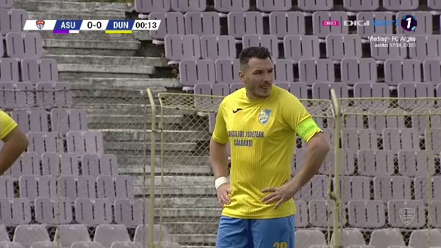 Protest al jucatorilor de la Dunarea Calarasi la meciul cu ASU Poli Timisoara! Ce s-a intamplat imediat dupa fluierul de start _12