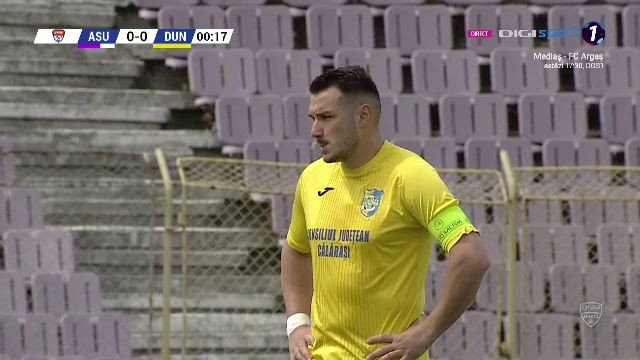 Protest al jucatorilor de la Dunarea Calarasi la meciul cu ASU Poli Timisoara! Ce s-a intamplat imediat dupa fluierul de start _15