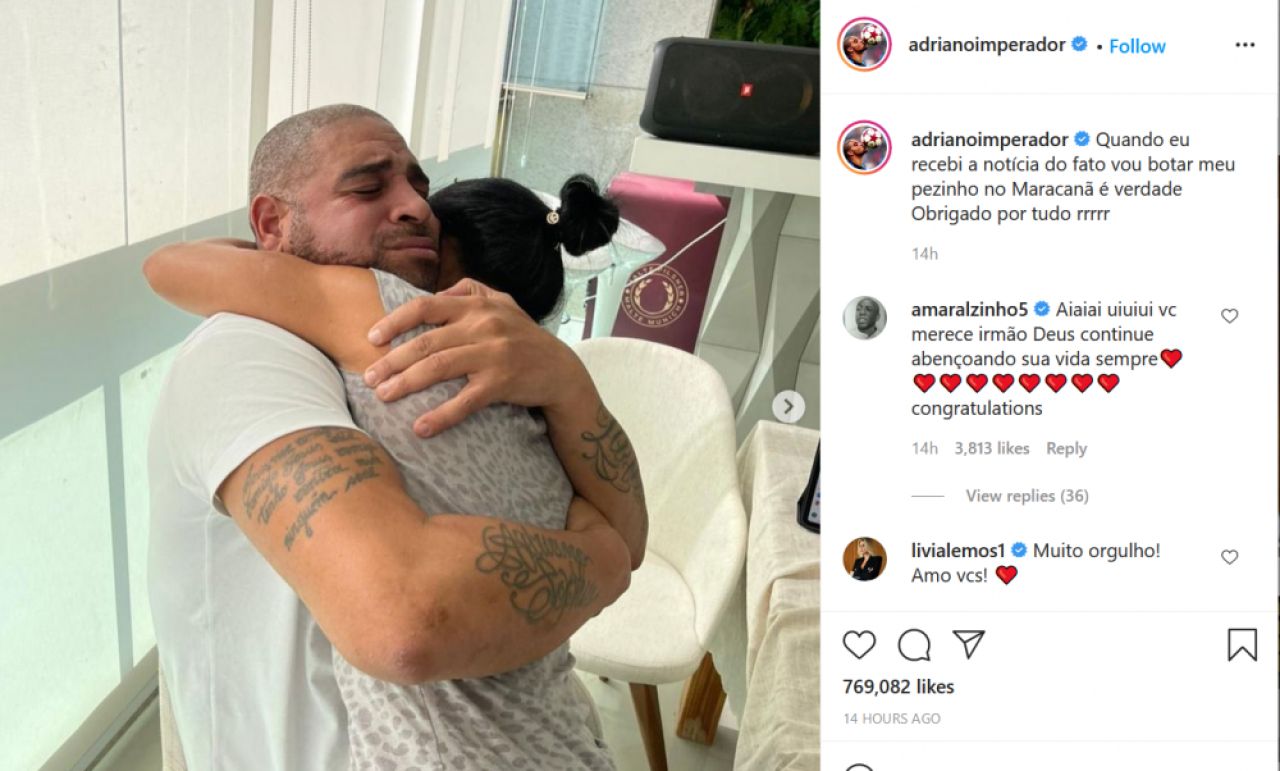 Adriano, in lacrimi dupa ce a primit un anunt emotionant! Vestea care l-a facut sa planga pe fostul atacant al lui Inter_5