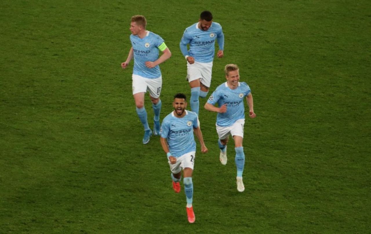 Mahrez, cosmarul lui PSG! A deschis scorul dupa o faza pornita de la Ederson! Cum a marcat_3