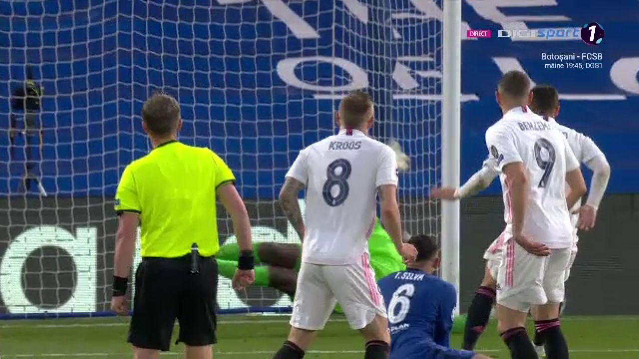 Opera de arta a lui Mendy in fata lui Benzema! Fostul adversar al CFR-ului din Europa League, intervengie galactica in Champions League_4