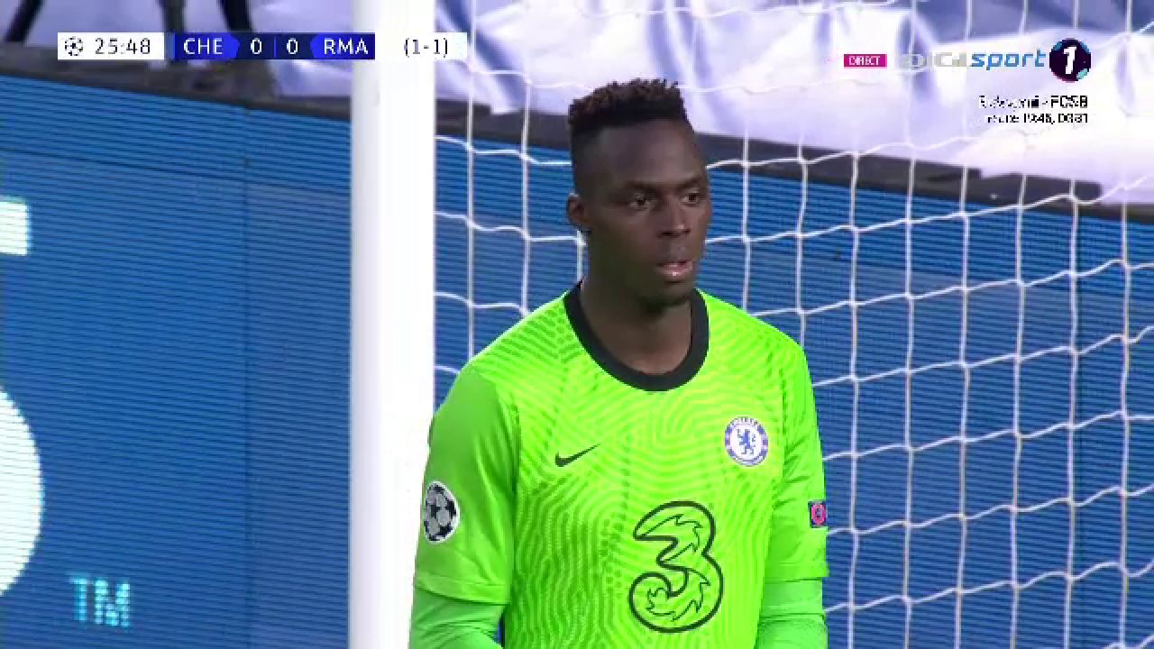 Opera de arta a lui Mendy in fata lui Benzema! Fostul adversar al CFR-ului din Europa League, intervengie galactica in Champions League_7