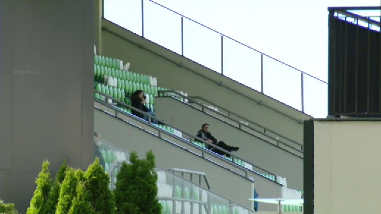Imagini geniale la Razgrad! Leul doarme fix langa stadion! Suporterii, reactii geniale: