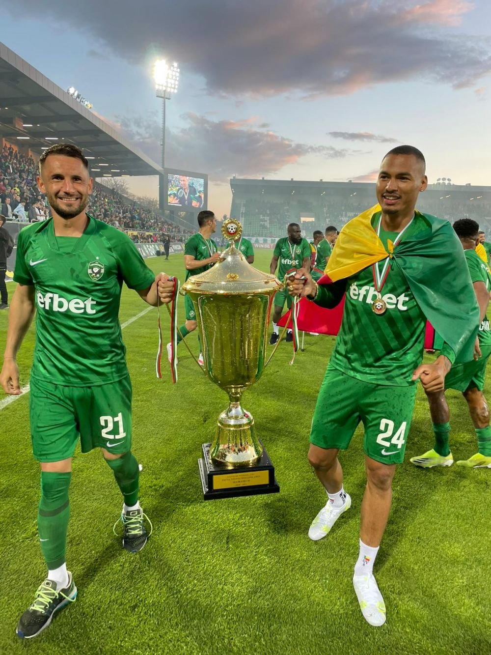 Performanta fantastica pentru romanii lui Ludogoret! Al 10-lea titlu la rand pentru echipa dupa promovare! Moti a jucat varf in ultimul joc din cariera_3