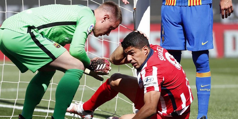 Ce i-a spus Ter Stegen lui Suarez dupa ce atacantul a cerut penalty dupa un duel cu portarul! Imaginile care nu s-au vazut la TV _3