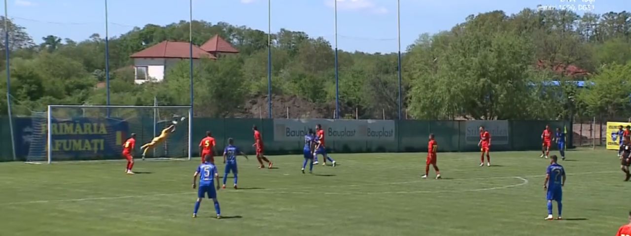 Becali, ai vazut?! Prestatie excelenta a lui Tarnovanu in meciul cu CS Afumati! Portarul lui FCSB 2 a reusit parade impresionante_3