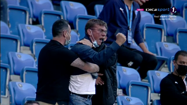 Incidente socante in tribuna! Cristescu a sarit la bataie si a fost scos de 4 bodyguarzi: 