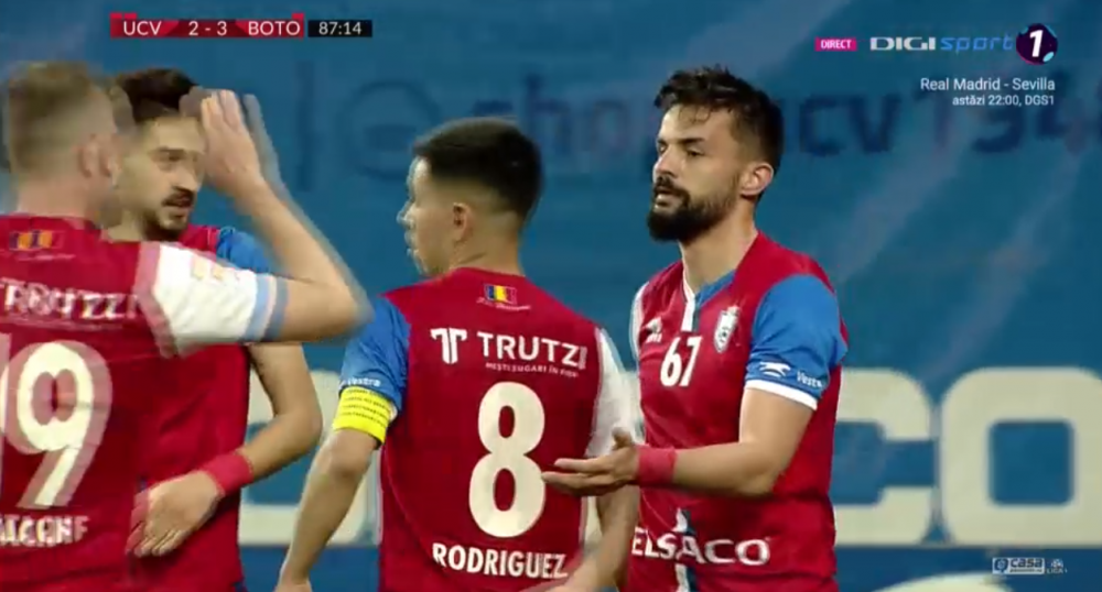Craiova 2-3 Botosani | ADIO, titlu! Papa le-a dat lovitura fatala. Meci dement la Craiova, a fost razboi pe teren! Cum arata acum clasamentul din playoff_7