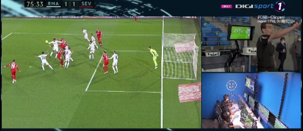 ISTORIC! VAR show la Real - Sevilla: penalty pentru ambele echipe la distanta de cateva secunde! Arbitrul s-a dus sa vada totul pe monitor. E faza care face inconjurul planetei_4