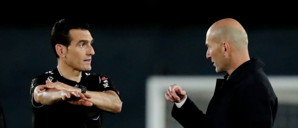 Zidane, scos din sarite de arbitru! Acuze dure dupa egalul care o tine pe Real pe locul 2_3