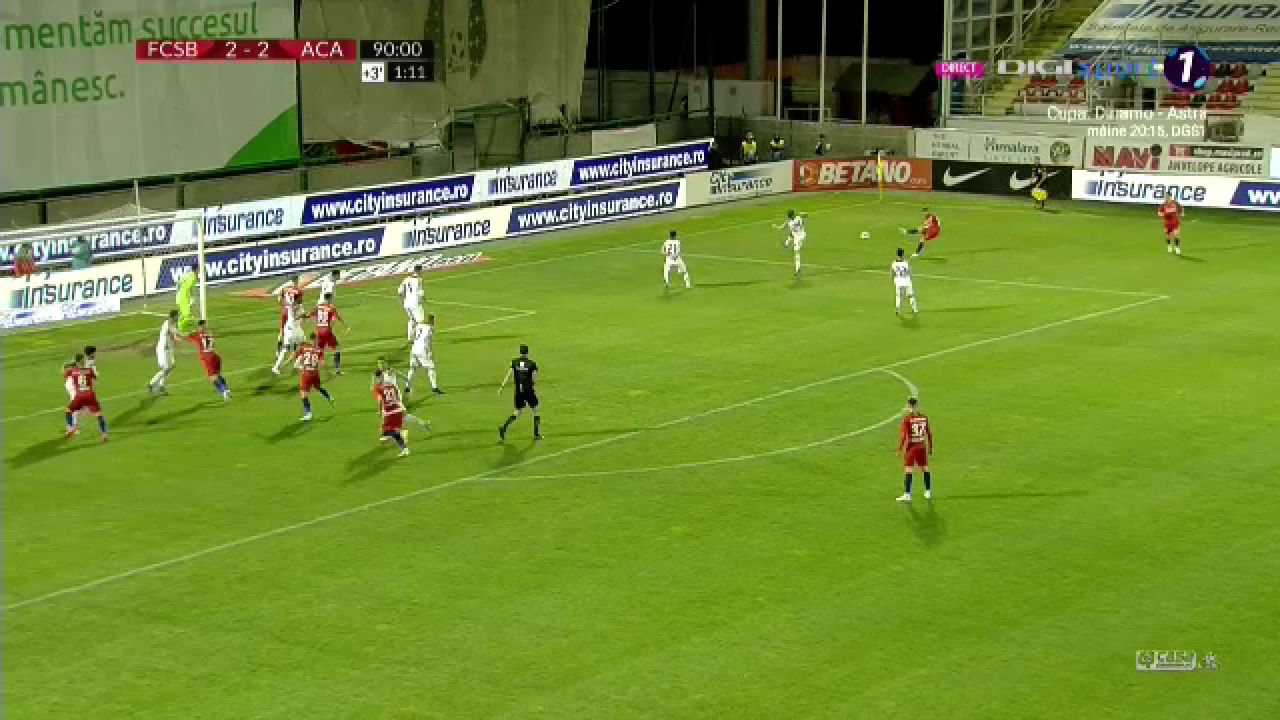 Faza care poate decide campionatul! A intrat sau nu mingea in poarta in min 93 la FCSB - Clinceni? Ratare colosala Oaida cu poarta goala in fata_3