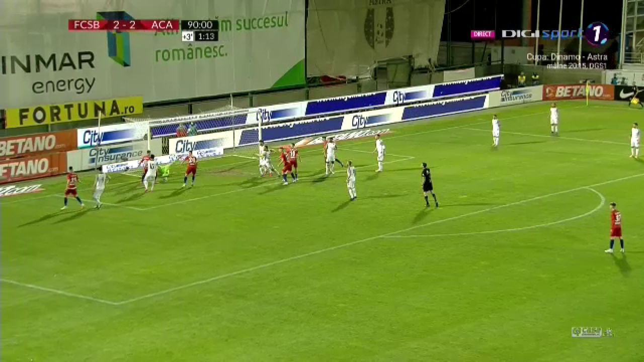 Faza care poate decide campionatul! A intrat sau nu mingea in poarta in min 93 la FCSB - Clinceni? Ratare colosala Oaida cu poarta goala in fata_7