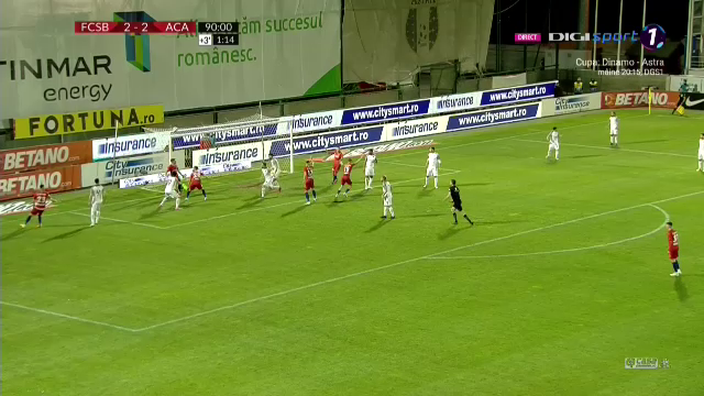Faza care poate decide campionatul! A intrat sau nu mingea in poarta in min 93 la FCSB - Clinceni? Ratare colosala Oaida cu poarta goala in fata_8