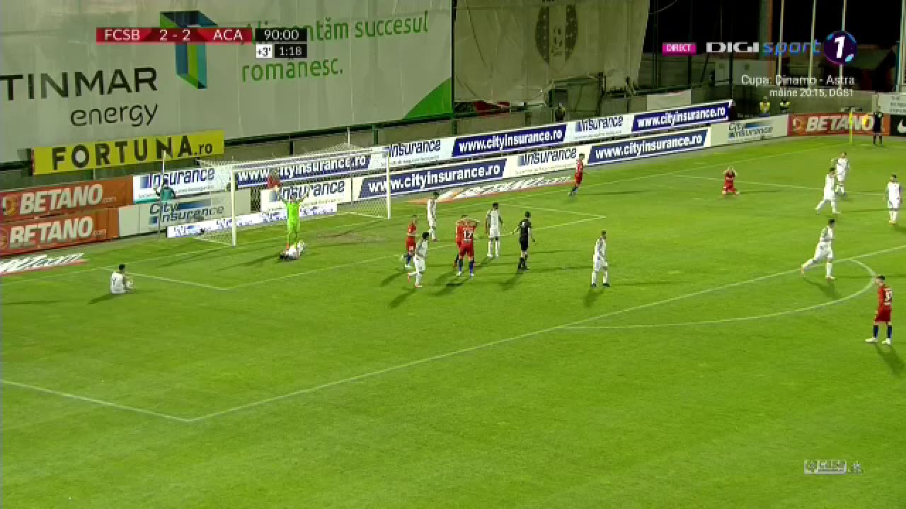 Faza care poate decide campionatul! A intrat sau nu mingea in poarta in min 93 la FCSB - Clinceni? Ratare colosala Oaida cu poarta goala in fata_9