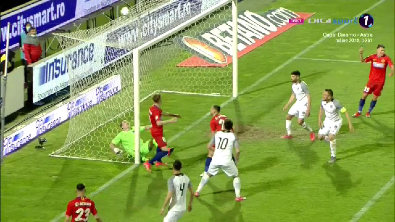 Faza care poate decide campionatul! A intrat sau nu mingea in poarta in min 93 la FCSB - Clinceni? Ratare colosala Oaida cu poarta goala in fata_27