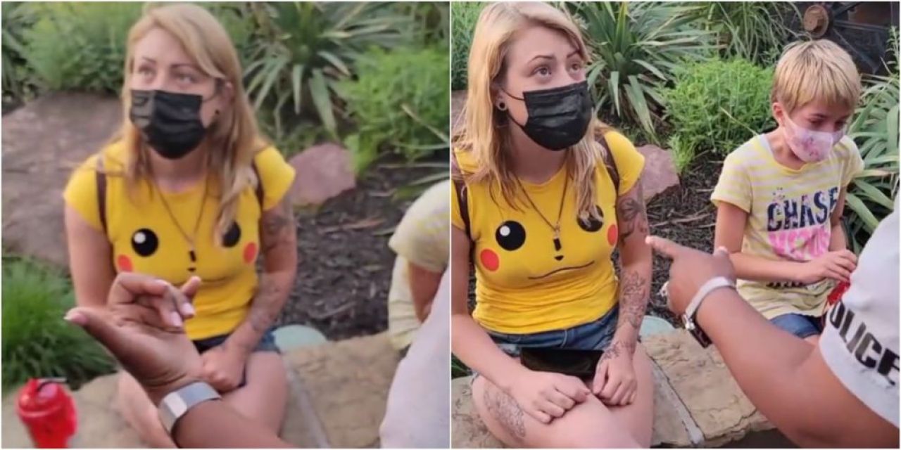 O femeie a fost data afara din parcul de distractii din cauza pantalonilor sai! Imagini incredibile si reactia conducerii parcului _6