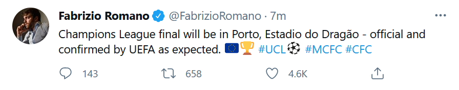 UEFA a anuntat decizia oficiala! Finala Champions League se va juca la Porto! Cati suporteri vor fi in tribune_2