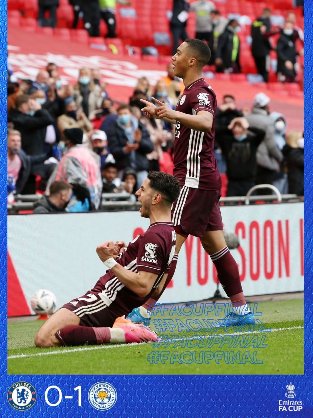 Leicester castiga pentru prima oara in istorie FA Cup! Meciul, decis de executia magistrala a lui Tielemenas _3