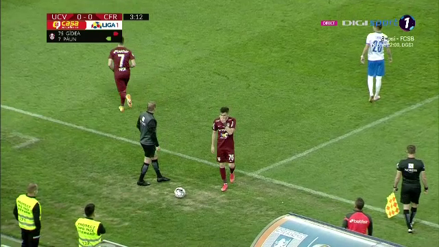 Liga 1, casa lucrurilor imposibile! :) Paun, gol pentru CFR in minutul 4. Abia intrase in teren in locul pustiului Gidea_4
