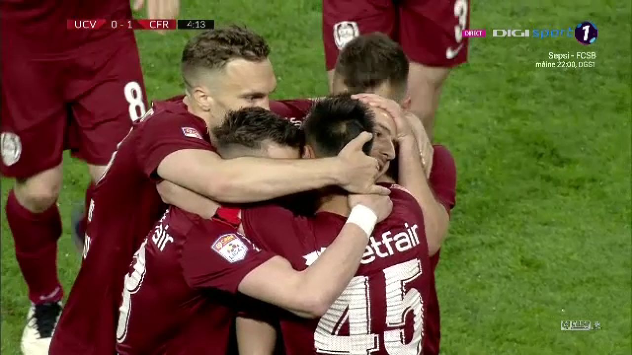 Liga 1, casa lucrurilor imposibile! :) Paun, gol pentru CFR in minutul 4. Abia intrase in teren in locul pustiului Gidea_10