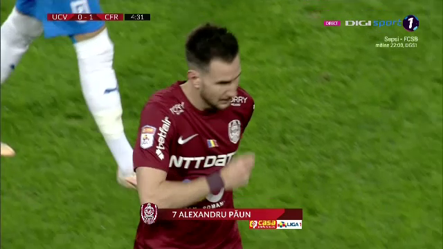 Liga 1, casa lucrurilor imposibile! :) Paun, gol pentru CFR in minutul 4. Abia intrase in teren in locul pustiului Gidea_12