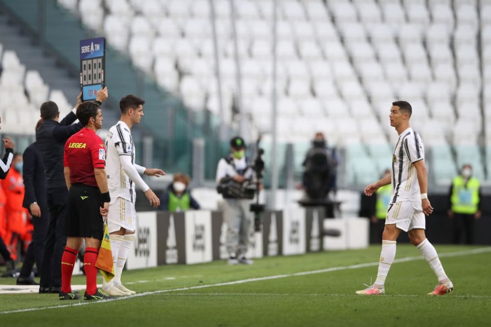 Reactia lui Ronaldo cand a fost schimbat in meciul cu Inter dupa ce s-a scris ca vestiarul lui Juve este impotriva lui! Ce a facut portughezul_6